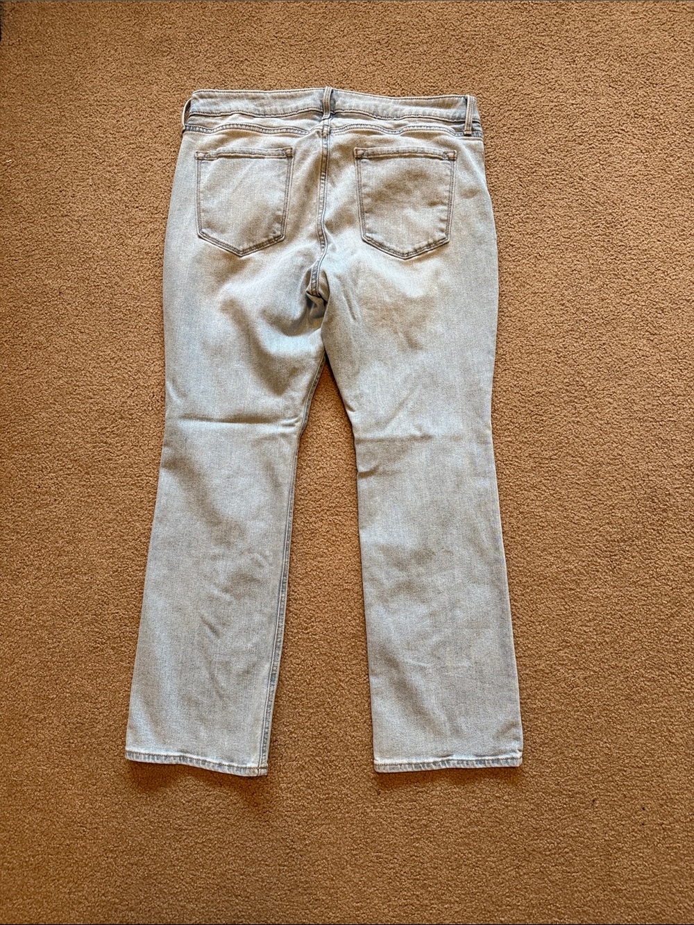 Old Navy Light Wash Wide Leg Jeans - Light Blue Size 14 short - Picture 4 of 6